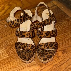Leopard Print Women's Sandals